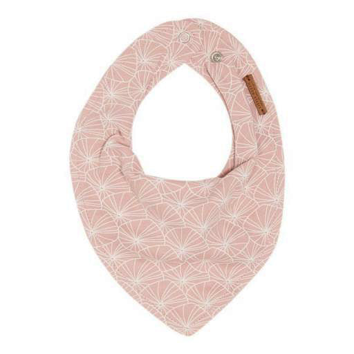 Babero bandana lirio rosa